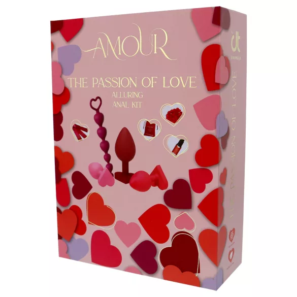 Dreamtoys Amour - anal training gift set (red)