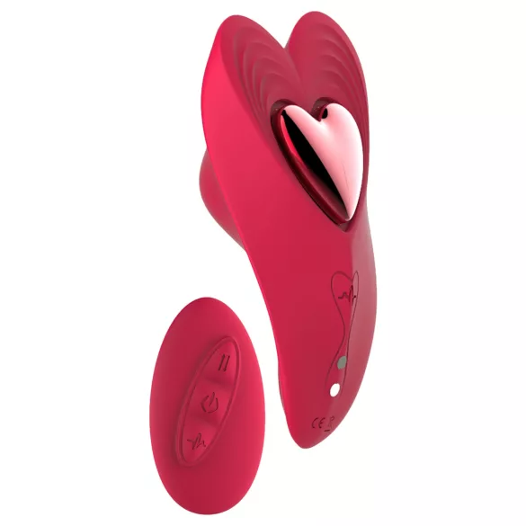 Dreamtoys Amour - wearable knicker vibrator set (red)