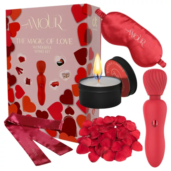 Dreamtoys Amour - wand vibrator set (red)