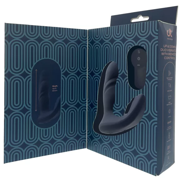 Dreamtoys Pulz - thrusting anal vibrator with remote control (blue)