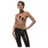 Guilty Pleasure Allure - collar and body chain set (black)