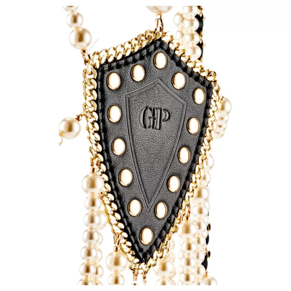 Guilty Pleasure Allure - collar and body chain set (black)