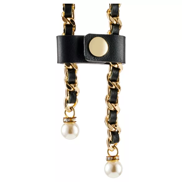 Guilty Pleasure Allure - collar and body chain set (black)
