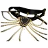 Guilty Pleasure Allure - collar and body chain set (black)