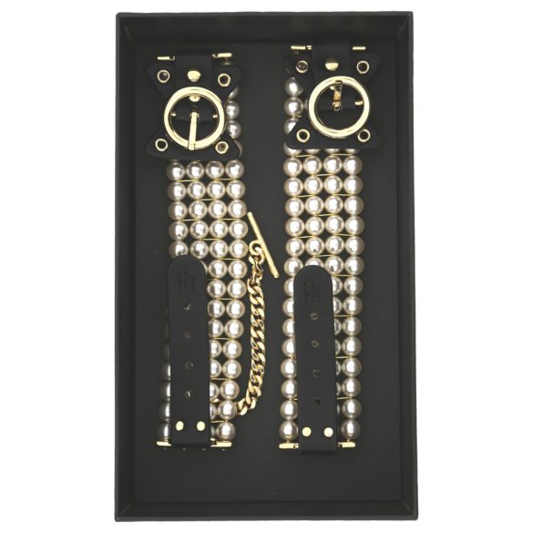 Allure - Black Beaded Ankle Cuff