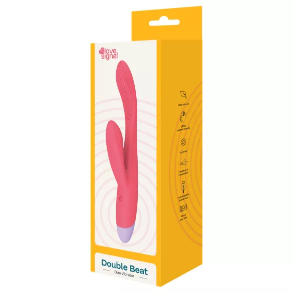 Dreamtoys Love Signal - Red G-Spot Vibrator with Clit Stimulator