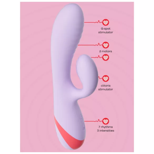 Dreamtoys Love Signal - clitoral arm vibrator (purple)