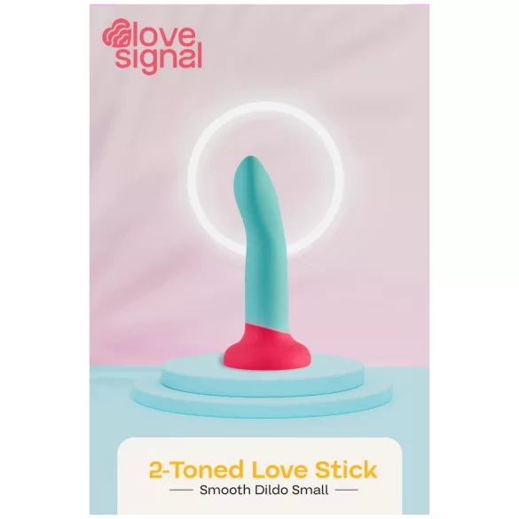 Dreamtoys Love Signal - two-tone silicone dildo small (blue)