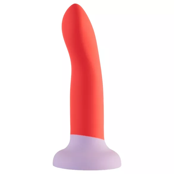Dreamtoys Love Signal - two-tone silicone dildo, medium (red)