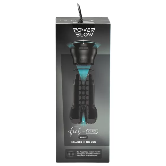 Kiiroo PowerBlow + Feel Pocket male masturbator (black)