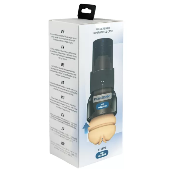 Kiiroo PowerShot compatible masturbator sleeve (black)