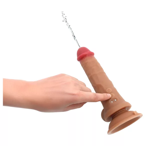 Kiotos Cox Power - vibrating ejaculating dildo with remote control (natural)
