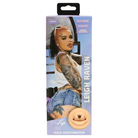 Kiiroo Feel Leigh Raven - artificial mouth with cut tongue (natural)