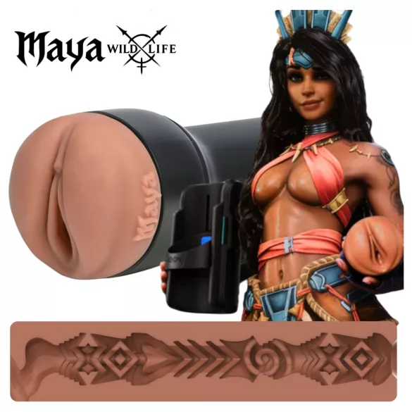 Kiiroo FeelMaya - lifelike vagina masturbator (flesh‑coloured)