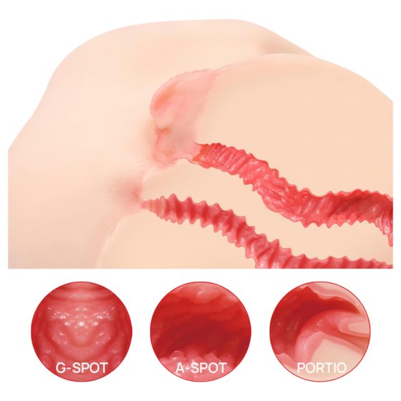 Kokos Vanilla 004 - Realistic Torso Masturbator (Natural)