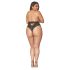 Dreamgirls - High-Waisted Lace Panty (Black) - 2XL