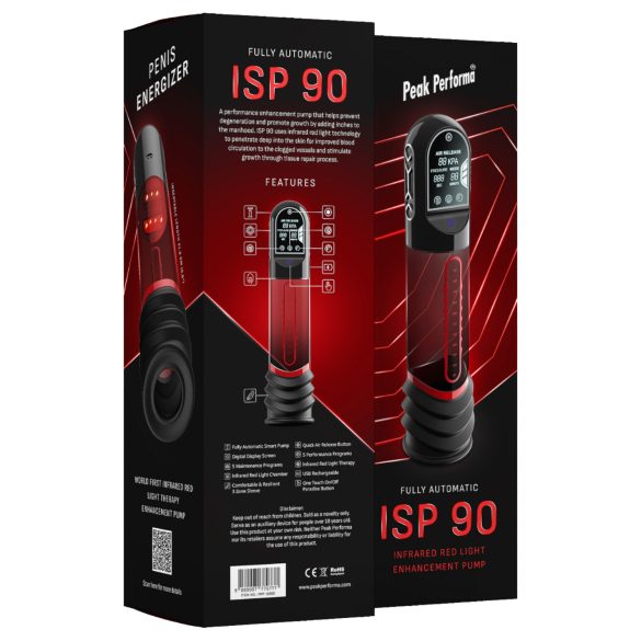 Peak Performa - Infrared Automatic Penis Pump (Transparent)