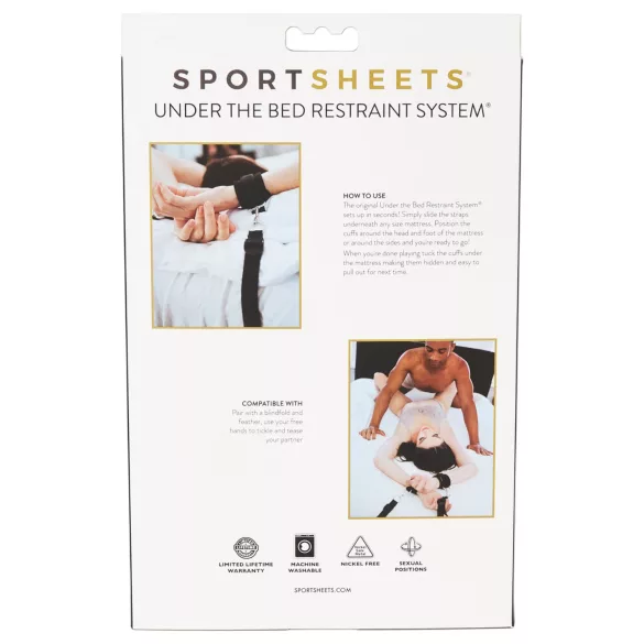 Sportsheets - Bed Restraint Set (Black)