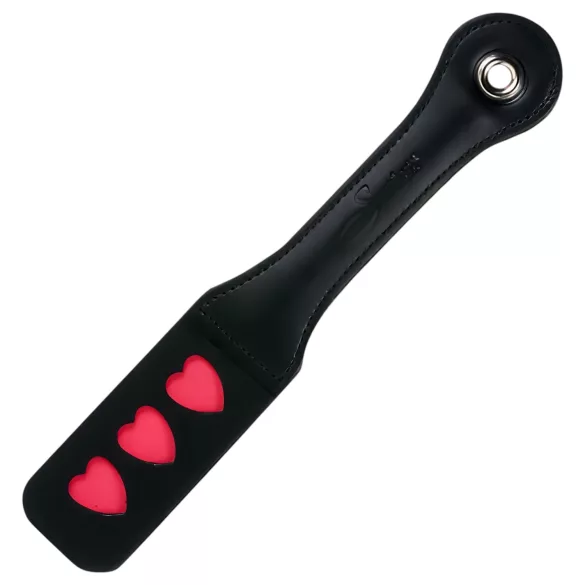 Sportsheets Impression - Black Heart Leather Paddle