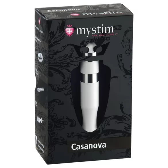 mystim Casanova - electro-rod dildo (white)