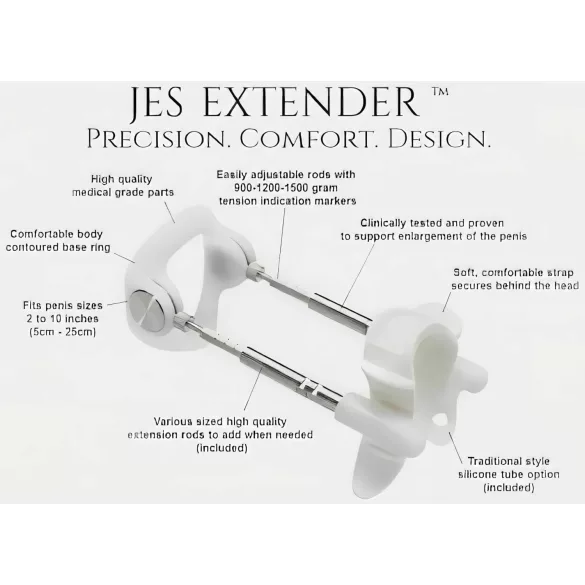 Jes-Extender - Light Standard Male Enhancement Device (Up to 17cm)
