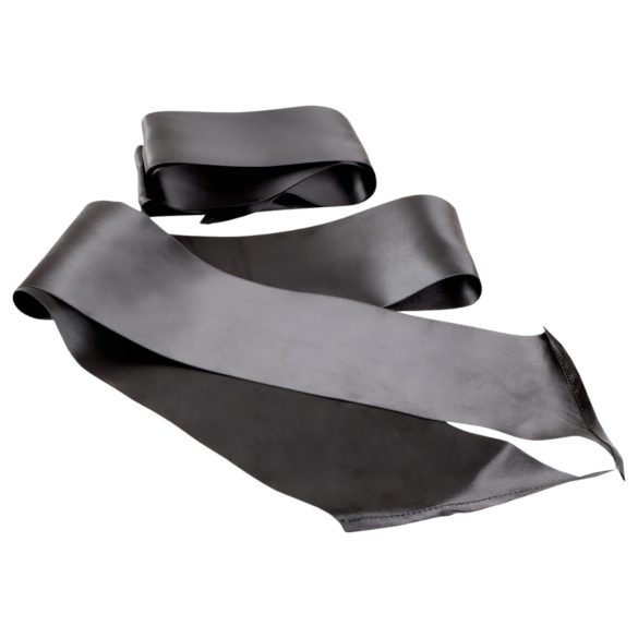 S&M - Silky Elegance Scarf Set - Black (2 Piece)