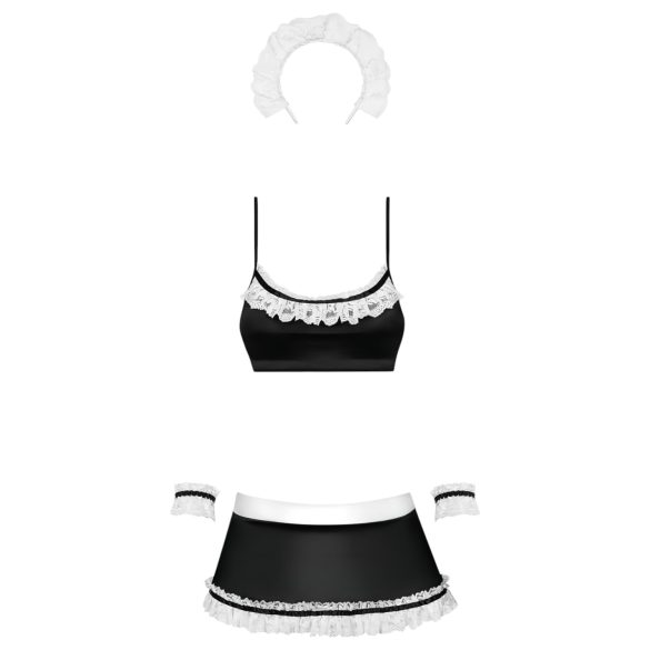 Obsessive Maid - 5-Piece French Maid Costume Set