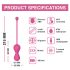 Magic Motion Kegel Master - Smart Kegel Ball Duo (pink)