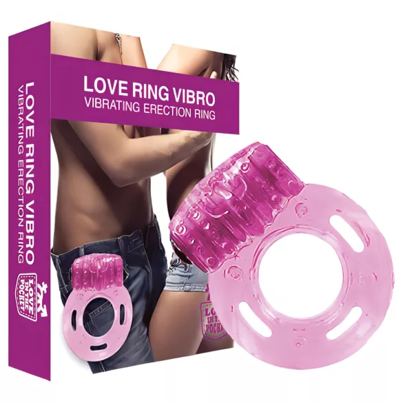 Love in the Pocket - Single-Use Vibrating Ring (Pink)