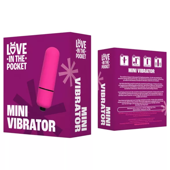 Love Bullet - Waterproof Mini Vibrator (Pink)