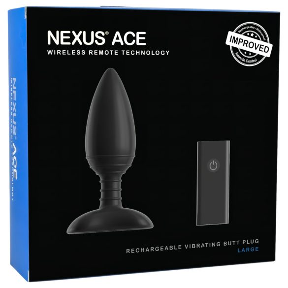 Nexus Ace - Remote-Controlled Rechargeable Anal Vibrator (Large)