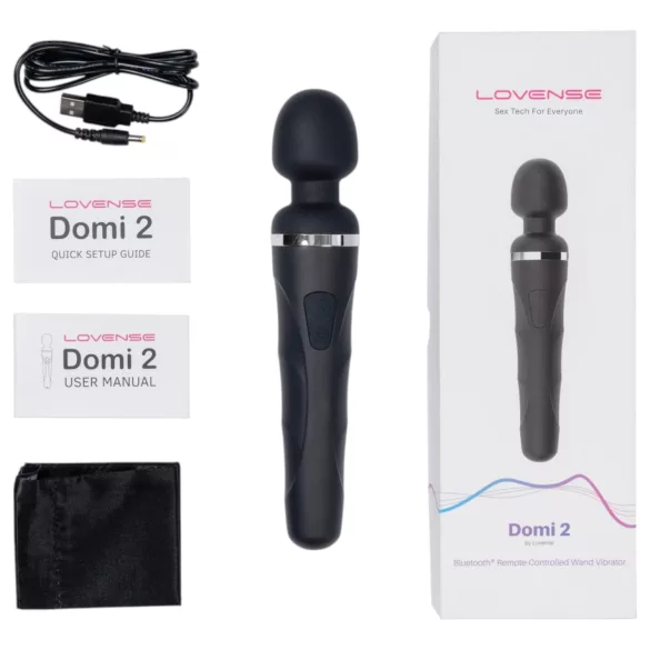 LOVENSE Domi 2 - smart massaging vibrator (black)