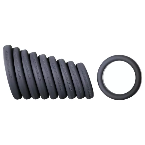 Perfect Fit - Play Zone - penis ring and stretcher set (9-piece)