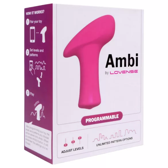 Lovense Ambi - App-controlled clitoral vibrator (pink)