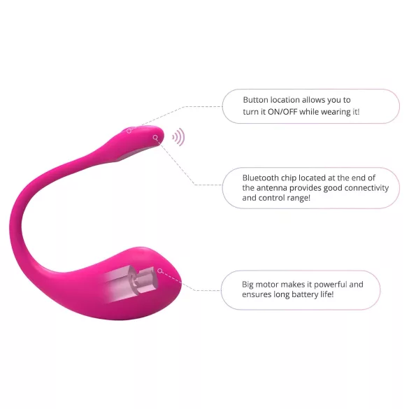 LOVENSE Lush 2 - smart vibrating egg (pink)