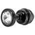 DIOGOL Anni - Ribbed Black Anal Plug (3cm)