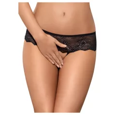   Obsessive Merossa - Sparkling Open Women's Thong - Black