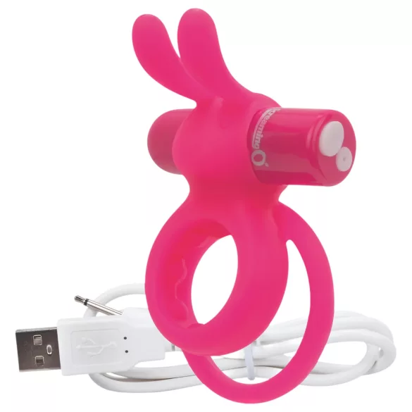 Screaming O Ohare - Rechargeable Bunny Vibrating Ring (Pink)
