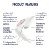 Satisfyer Pro 4 Couples - Rechargeable Airwave Partner Vibrator (White)