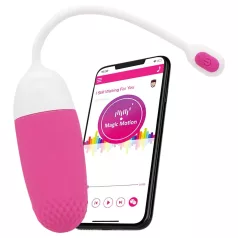   Magic Motion Vini - wearable app-controlled vibrating egg (pink-white)