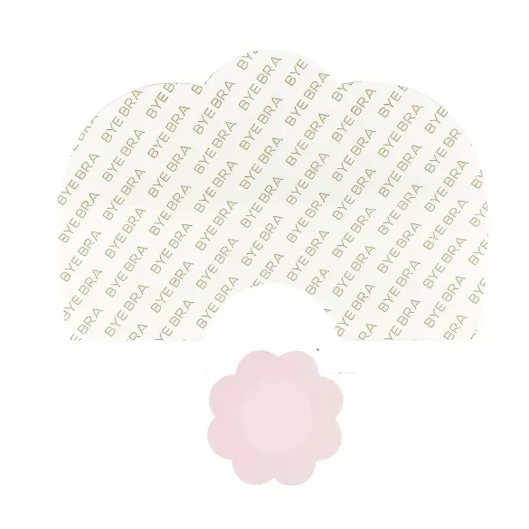 Bye Bra D-F - Invisible Breast Lift Tape - Pink (6 pcs)