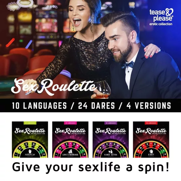 Sex Roulette Kama Sutra - adult sex board game (in 10 languages)