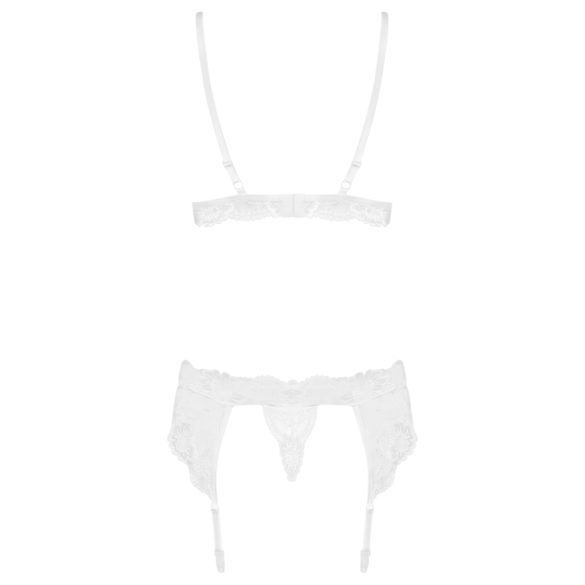 Obsessive 810-SEG-2 - Lace Lingerie Set (White)