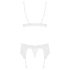 Obsessive 810-SEG-2 - Lace Lingerie Set (White)
