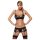 Obsessive Wonderia - Embroidered Lace Lingerie Set (Black) - L/XL