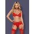 Obsessive Heartina - Red Lingerie Set