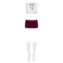 Obsessive Student - Schoolgirl Costume Set (5 Pieces)