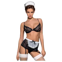 Obsessive Maidme - 6-Piece French Maid Costume Set - L/XL