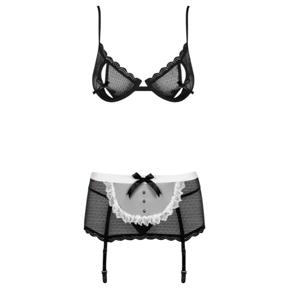Obsessive Maidme - 6-Piece French Maid Costume Set - L/XL
