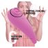 FEELZTOYS Femmegasm - Rechargeable 2-in-1 Clitoral Vibrator (Pink)